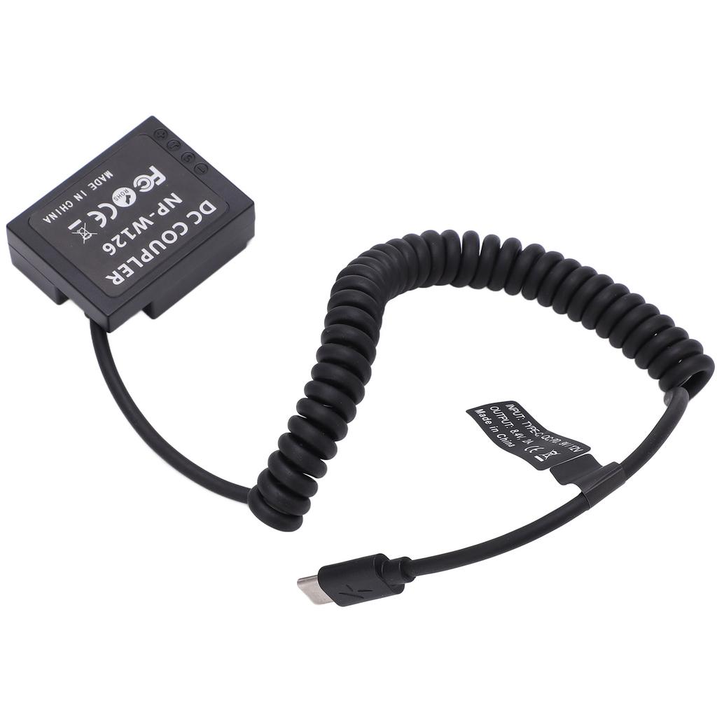 TypeC Port NPW126 NPW126 Fully Decoded Dummy Battery for Fuji XT1 XT2 XT3 Camera Series