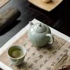 Guānlán Handcrafted Jade Cap Ceramic Teapot: High-Grade Gongfu Tea Brewing Set