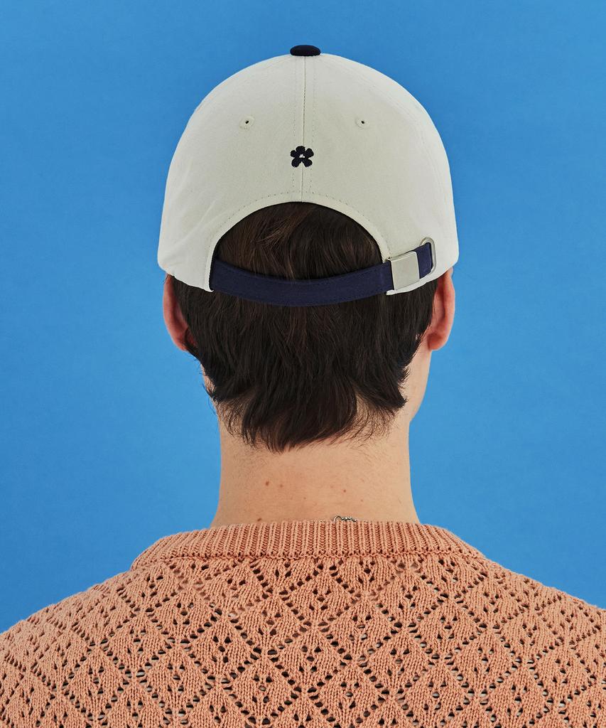 UNALLOYED Room Logo Ball Cap / Ivory