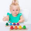 Wooden Percussion Instrument Children Toys Metal Bell Musical Learning Toy Children Kids