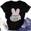 Women's Printed Round Neck Short-sleeved T-shirt Top