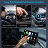 Wireless Carplay&Android Auto Box 2in1 Wired To Wireless Dongle Automatic Connect Adapter 5.0 Bluetooth Plug&Play Mini AI Box