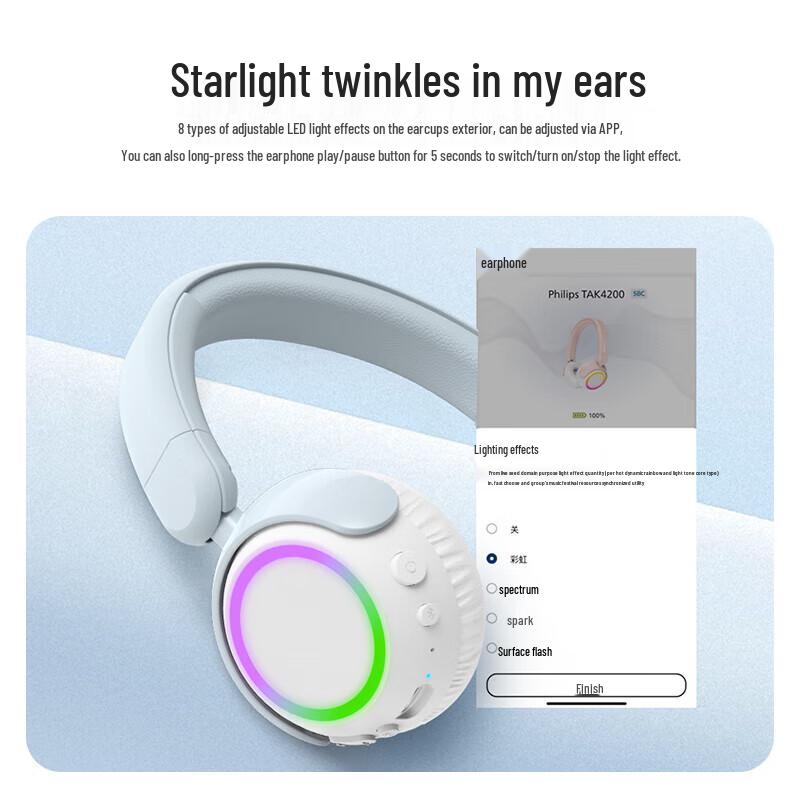 Philips TAK4200 Kids Wireless Bluetooth On-Ear Headphones