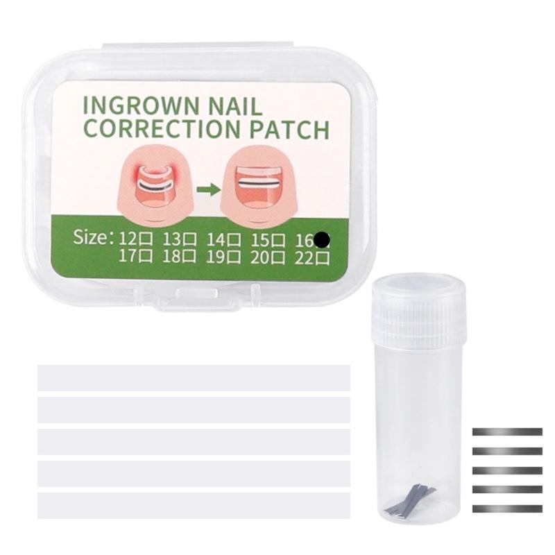 Pack Of 5 Toenail Corrector Stickers Nail Correction Strips For Ingrowing Toenail Correction Patches Toenail Support 16mm