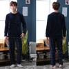 2pcs/Set Fall and Winter Facecloth Men's Pajamas Padded Thickened Warm Long-Sleeved Teenagers Coral Fleece Homewear Boy Clothes