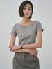 YJACK W_Scoop Neck Slim Fit Short Sleeve T-Shirt (155Gsm) Ljt1885