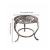 Round Plant Stand with Openwork Tabletop Long-Lasting for Hotel, Entryway