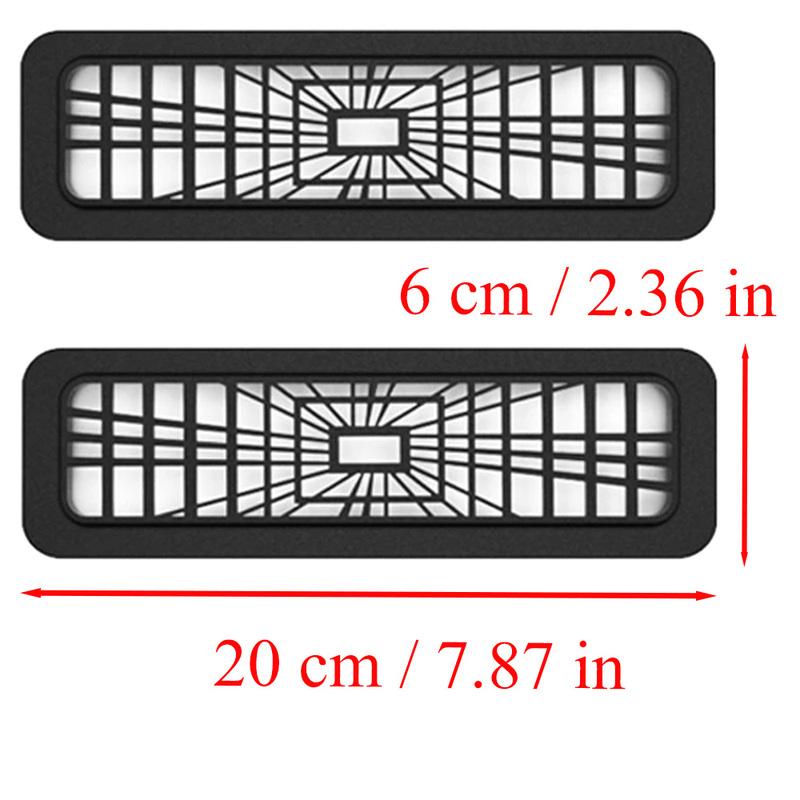For Tesla Model Y Juniper 2025-2026 Car Air Outlet Cover Under Seat Vent Protection Cover Anti clogging Grille Protector 2PCS