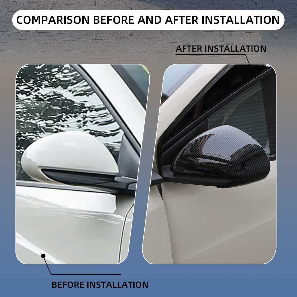 Car Rearview Side Mirror Covers For BYD Dolphin Mini Seagull Dolphin Surf 2025 2025 2Pcs Decoration Sticker Trim Accessories