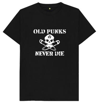 I vecchi punk non muoiono mai Maglietta regalo per gli amanti della musica punk rock
