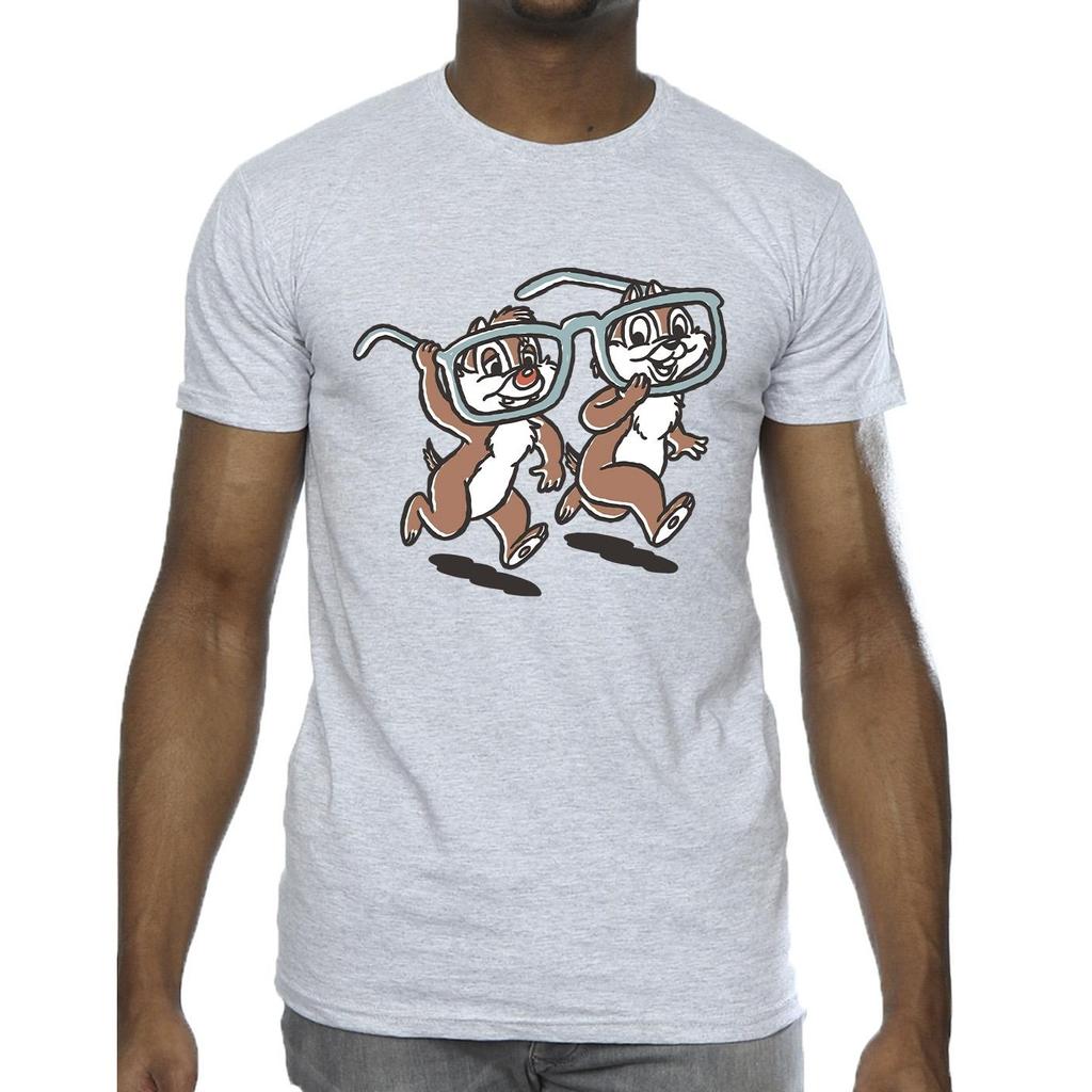 Disney Mens Chip Â´n Dale Glasses T-Shirt