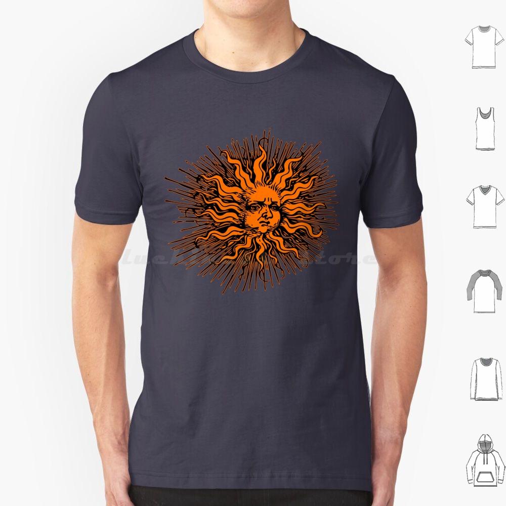 Sun T Shirt Cotton Men Women DIY Print Sun Solar Pagan Summer Wicker Man Summerisle Midsummer Magic Folklore Mild Peril