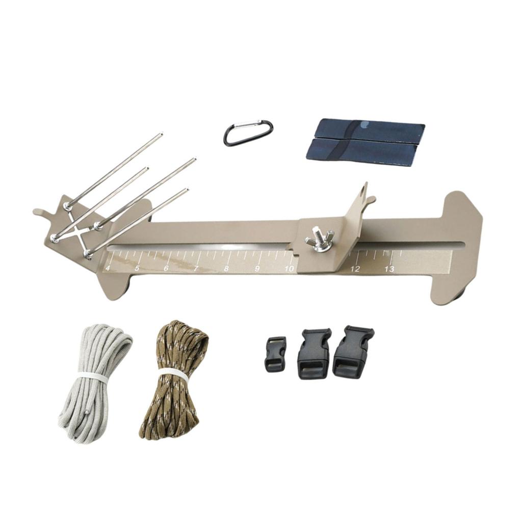 ג'יג לצמידי פרקורד לצמידים שזירת חבל מצנח אריגה נירוסטה כלי לשזירת פרקורד מתכוונן