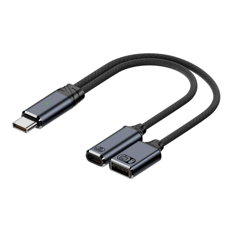 

Эффективный USB Type C Male на USB-устройство с Type C Female 100 Вт Зарядный кабель для клавиатур Высокоскоростная передача данных 1
