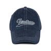 HW-BC214P : Verutum Wave Logo Pigment Stitch Cap_Navy