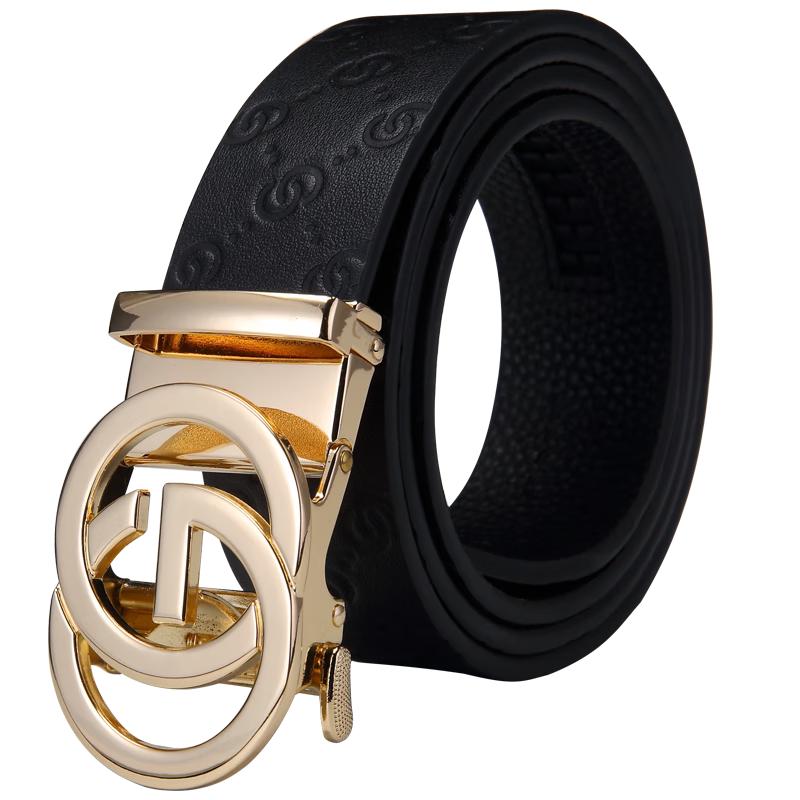 GOLF Men's Genuine Leather Automatic Buckle Belt