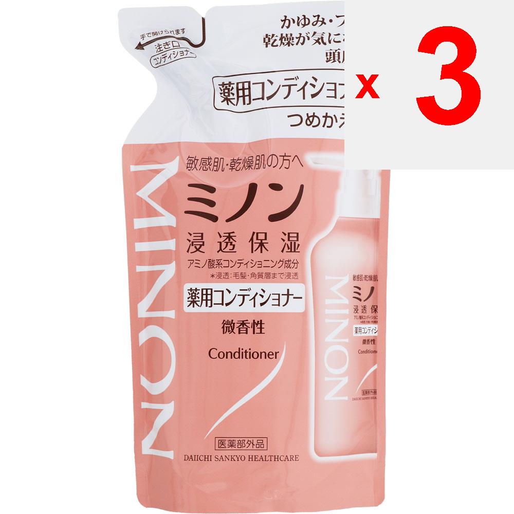 Daiichi Sankyo Healthcare Minon Medicated Conditioner 380ml (Quasi Drug) Other (check Locks, Tongue Cleaners, Etc.) After Washing Hair, Take an Approp