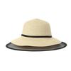 Flower Ribbon Beach Hat (Light Brown) Straw Hat