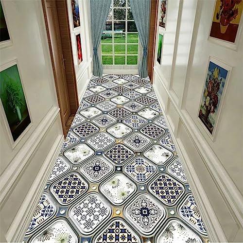 Home Living Room Hallway Persian Style Carpet Hallway Foyer Home Washable Entrance Carpet
