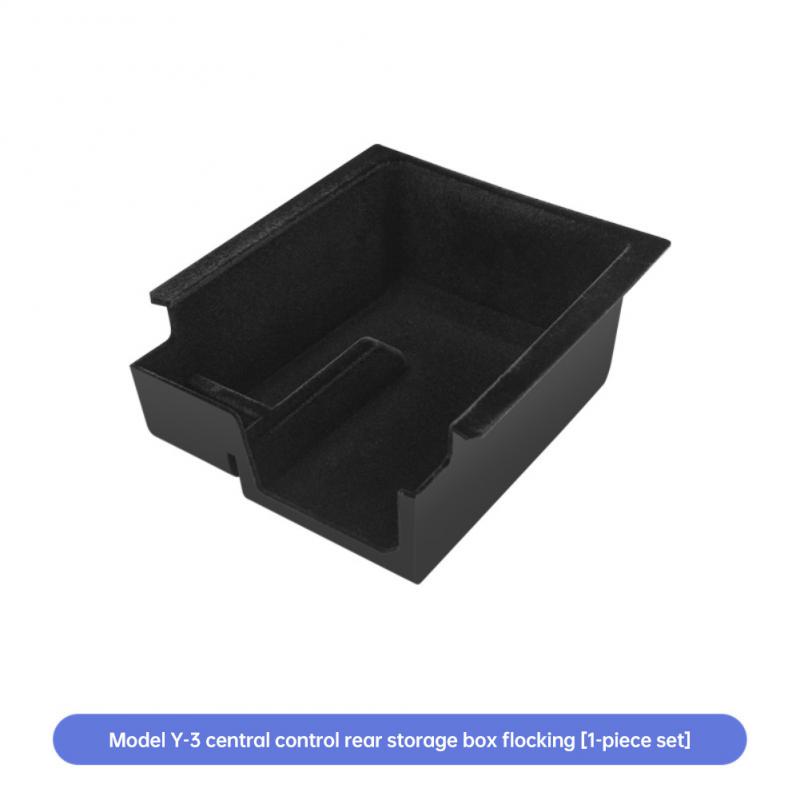 Central Control Storage Box Portable Universal Double-layer Space Flocking Lining Car Interior Armrest Box Storage Inner Box