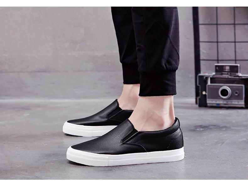 Unisex Weiße Canvas Slip-On Sneaker: Freizeitschuhe mit weicher Sohle für Männer, Jugendliche und Frauen; Perfekt zum Tanzen, Entspannen und für den Partnerlook.
