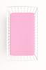 Terry fitted sheet for a crib 140x70cm - pink