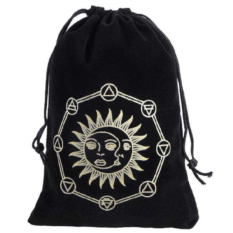 Storage Bag Board Game Cards Drawstring Package Witch Divination Crystal Packing Pouches Gift Bag Tarot Carrying Pouch