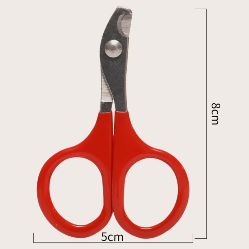 1pc Cat Nail Scissors Pet Nail Clipper Stainless Steel Scissor Cat Grooming Nail Clipper Cutter for Small Dogs Cats Pet Supplies