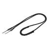 7MM Double Clasp Adjustable Lanyard Polyester Zinc Alloy Shoulder Strap for Dual-Hole Phone Cases