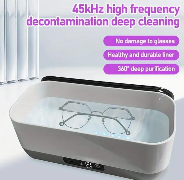 Ultrasonic Glasses Cleaning Machine, Household Large-capacity Cosmetic Jewelry Cleaning Machine