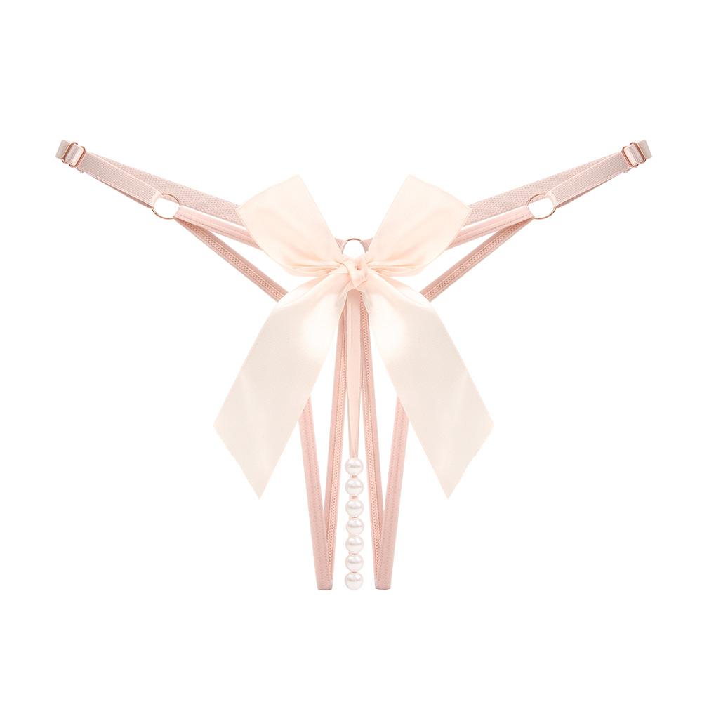 T Panties Female Underwear Lace Seamless Thongs Women's Pants Sexy Pearl G-String Erotic Panties