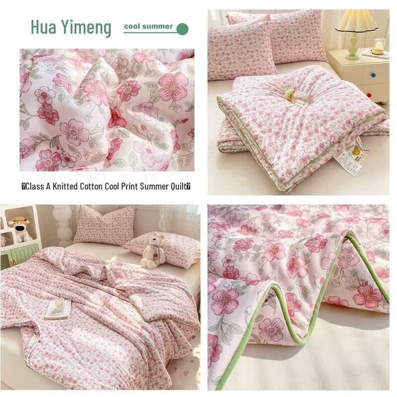 Washable Cooling Soybean Fiber Summer Quilt