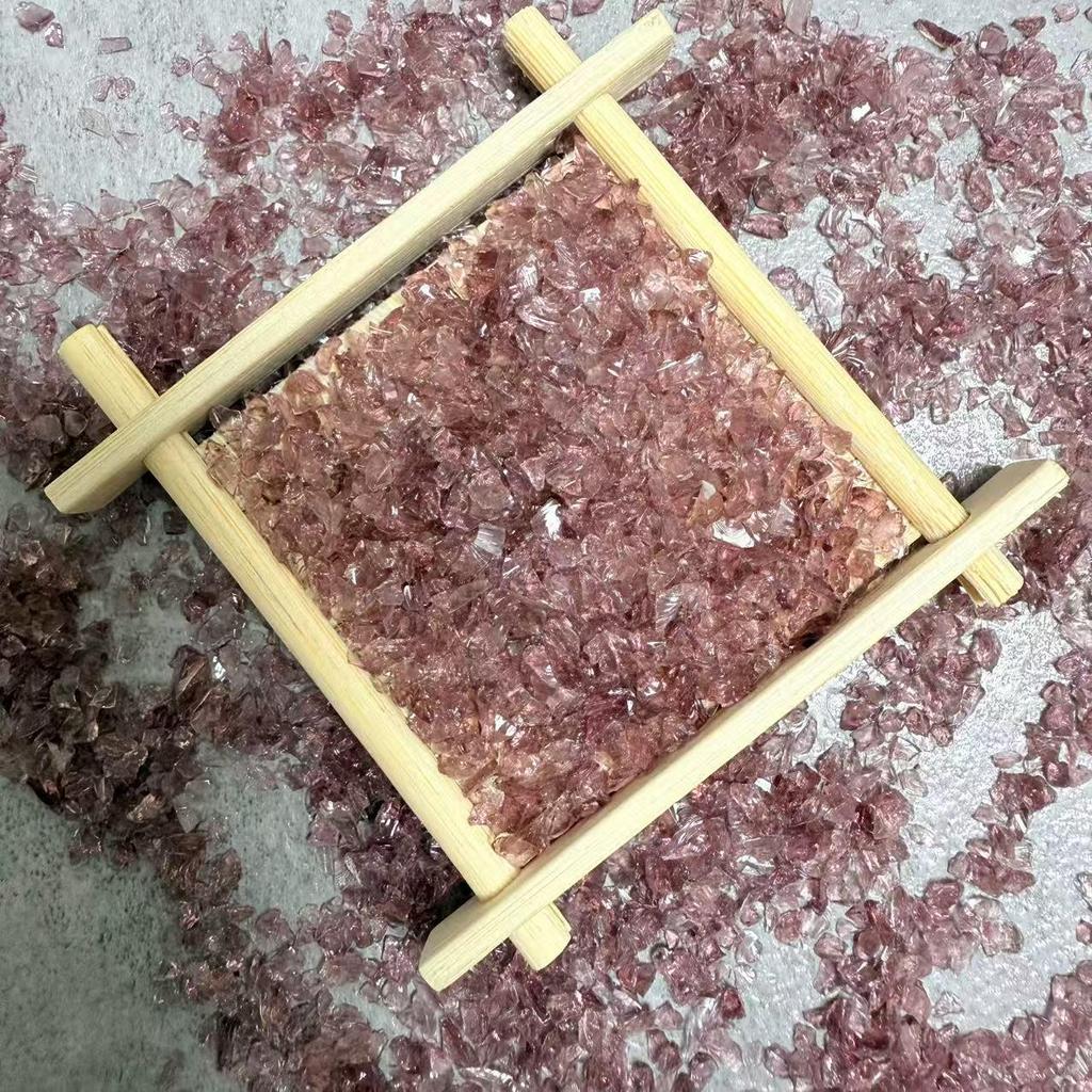 Colored Glass Sand for Decoration, Landscaping, Sandblasting, & Rust Removal