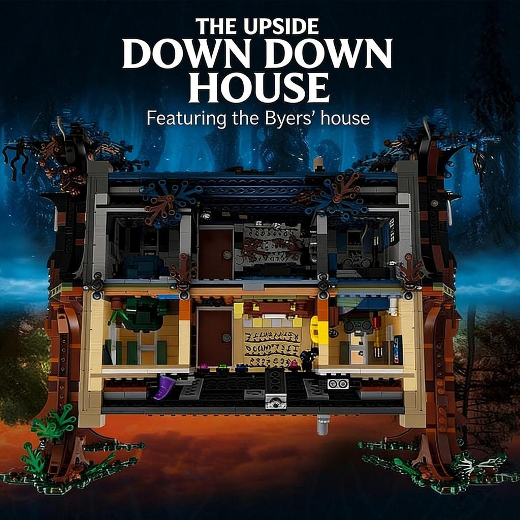 Stranger Things Byers Cottage LEGO Bricks, Mini Figurines,Building Blocks, Puzzle Assembling Toys