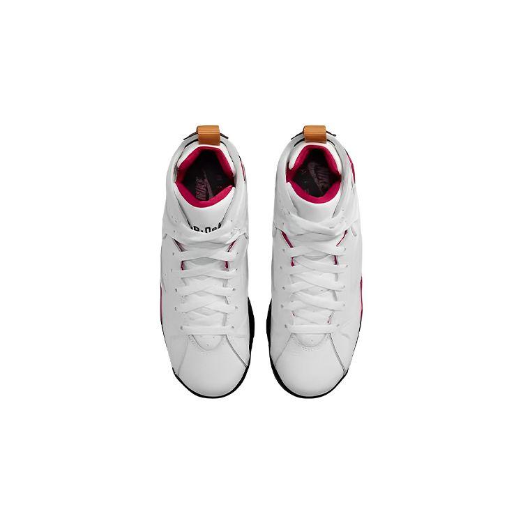 Air Jordan 7 Retro GS Cardinal 2022 Kids Sneakers White Black Cardinal-Red DQ6040-106