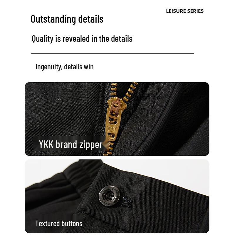 MUSHILANG Men's 85% Duck Down Winter Warm Straight-Leg Pants