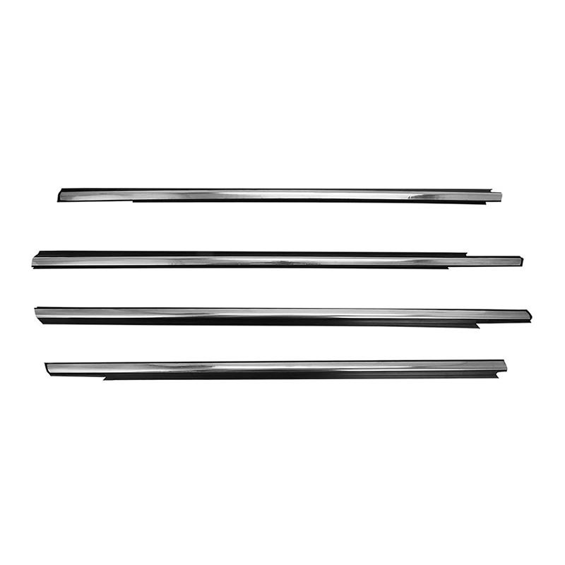 4Pcs Window Rubber Trim For Peugeot 301 2013-2017 Citroen Elysee 2014-2016 Weatherstrip Seal Strips Door Moulding Trim Glass