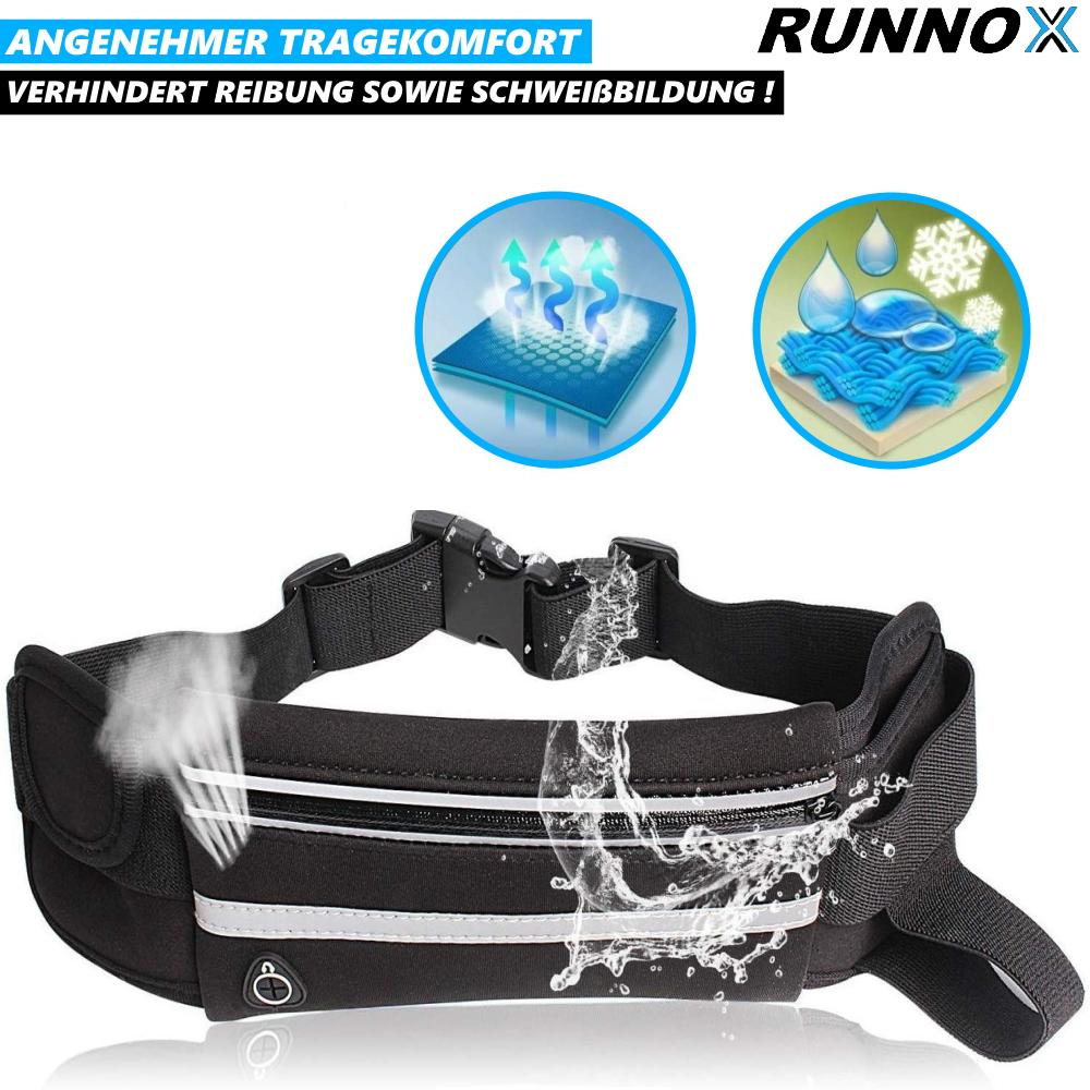 RUNNOX Běžecká ledvinka břišní taška sportovní fitness běh jogging ledvinka na mobil