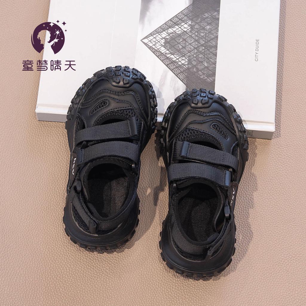 Children's sandals boys 2025 new summer baotou sports sandals summer older children's summer shoes girls shoes baby