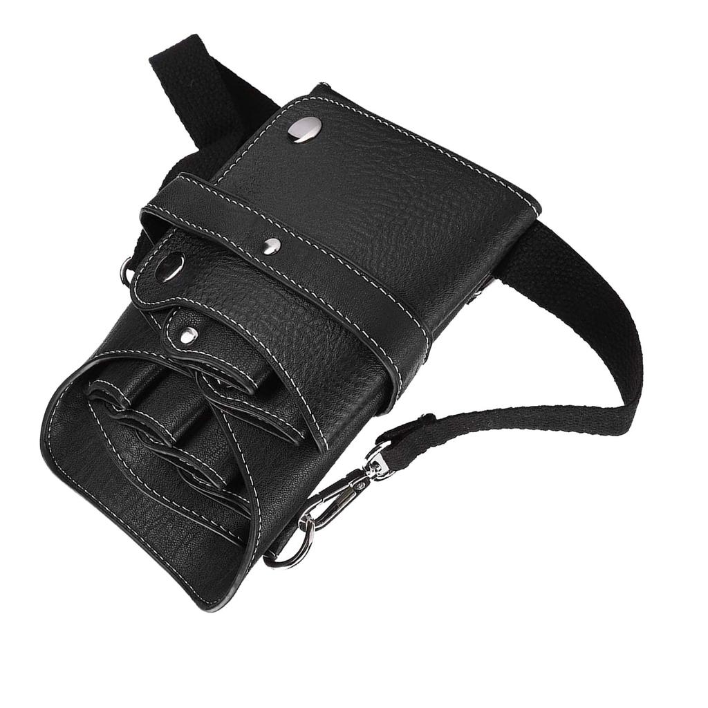 Portable Barber Scissors Waist Bag Hair Clipper Comb Hairdressing Tool Storage Bag