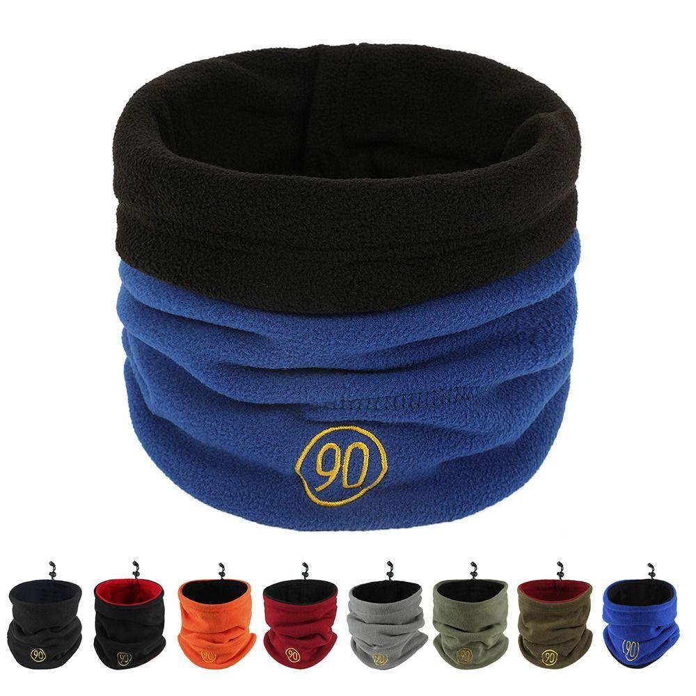 Fleece Winter Outdoor Sports Scarves Tube Design Half Face Cover Ski Tube Scarf Cold Weather