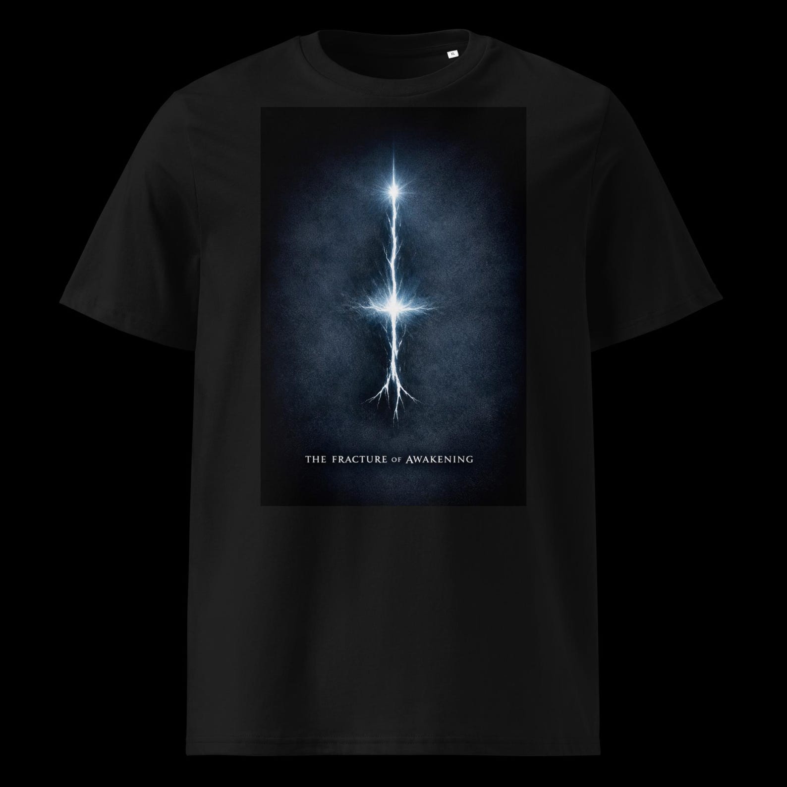 Unisex organic cotton t-shirt - The Fracture of Awakening 3XL
