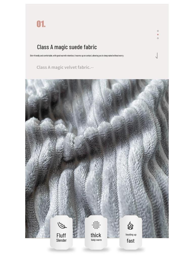 Winterbettwäsche-Set aus Korallenfleece: Plüsch Flanell Bettbezug & Bettlaken (3-teilig)