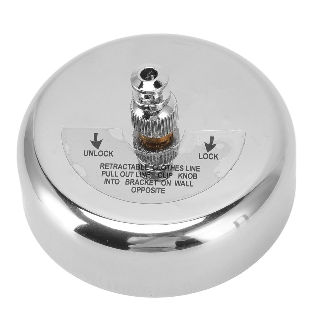 Clothesline Retractable Design Stainless Steel Casual Style Laundry Clothesline for Indoor Bathroom Balconies