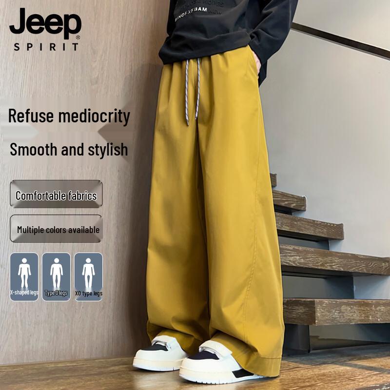 JEEP SPIRIT Men s Loose Straight Workwear Pants 2XL