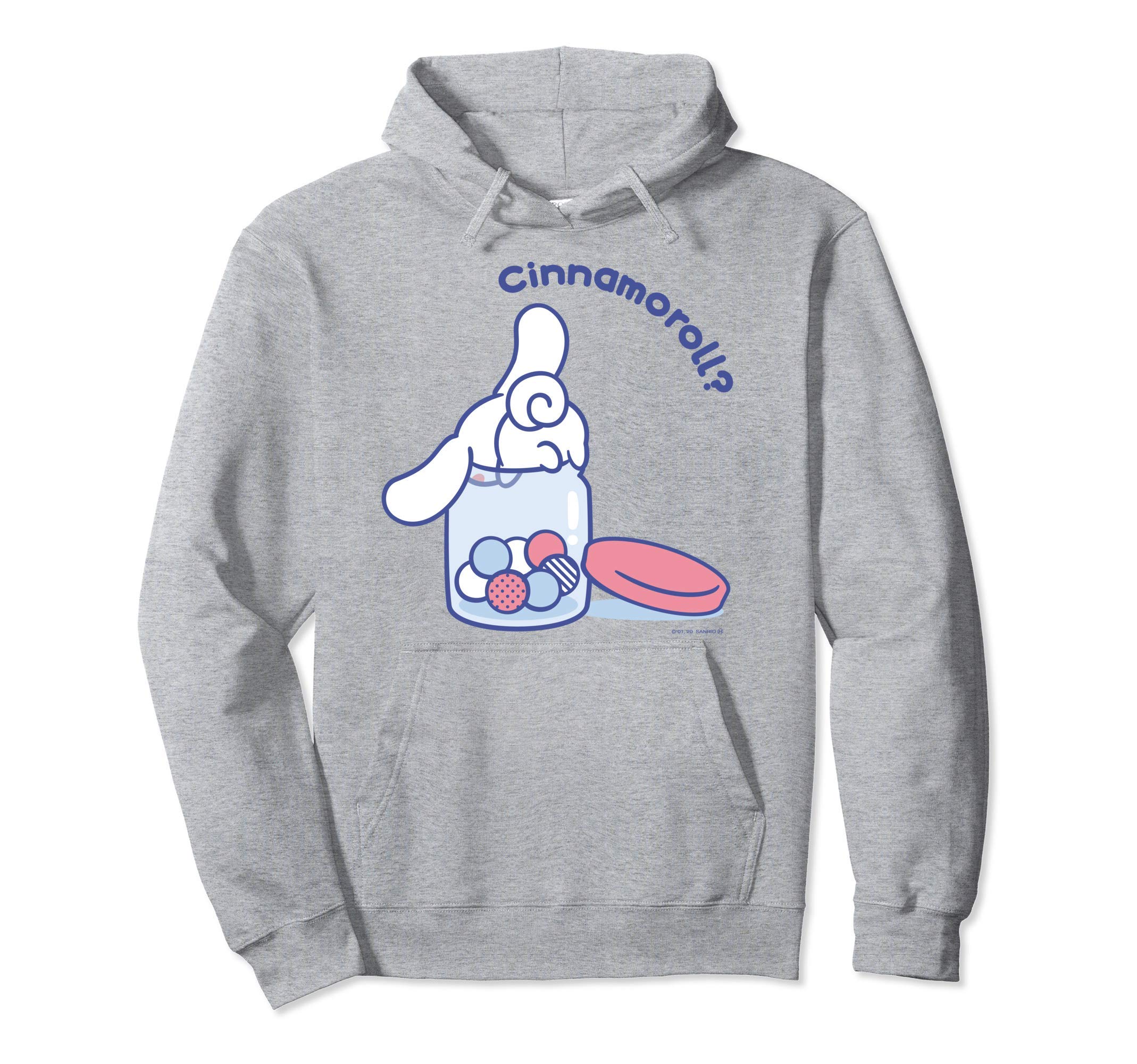 

Прятки с капюшоном Cinnamoroll серый