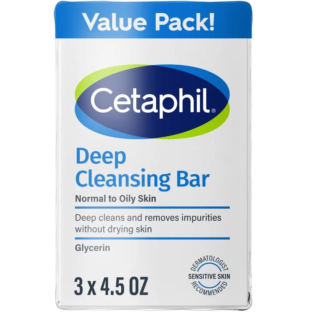 Cetaphil Deep Cleansing Bar Pack 382.7g (3 Packs)