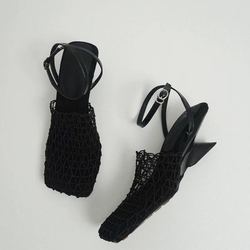 Fashion 2025 Summer New Simple Womens Sandal Comfort Fashion Womens Slipper French Versatile High Heel Anti Slip Women Shoe Mujer