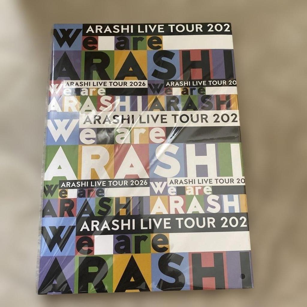 ARASHI LIVE TOUR 2026 We are Official Pamphlet Concert Book Japan