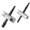 Two Piece 4in1 Grease Installation Tool Set for Hexagonal 38 516 716 Compatible with 1 8 NPT PTF M10x1 1 4 28 SAE M8x1 Sizes